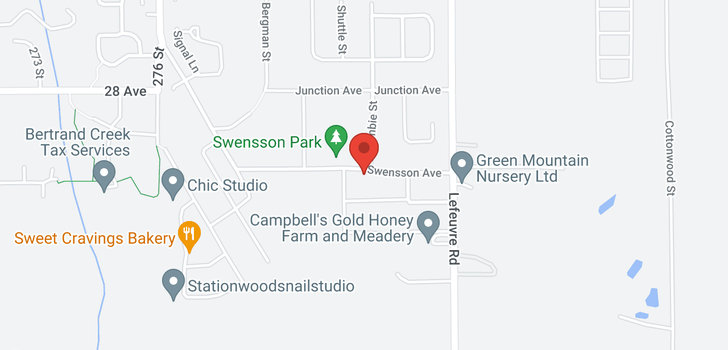 map of 27894 SWENSSON AVENUE